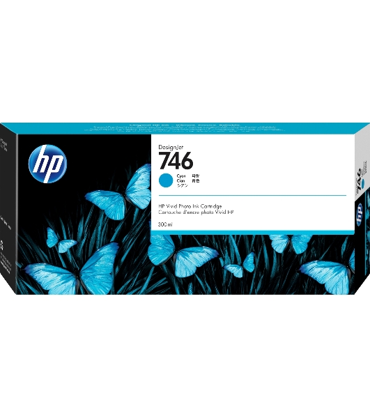 Картридж струйный HP 746 300-ml голубой Ink Cartridge