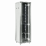 Напольный шкаф Rexant RAL 7035 19' 37U 600×600×1832 (ШxГxВ), дверь стекло, металлическая задняя дверь, боковые съемные стенки, фото3