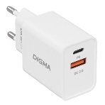 Сетевое зарядное устройство Digma DGW2C 3A PD белый, фото13