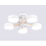 Светильник Ambrella light FL4825/5 WH белый 3000K-6400K 65W D580*160 (ПДУ ИК), фото5