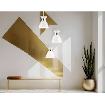 Светильник Ambrella light TR8467/3 WH/FGD белый/золото E27/3 max 60W D340*1000, фото3
