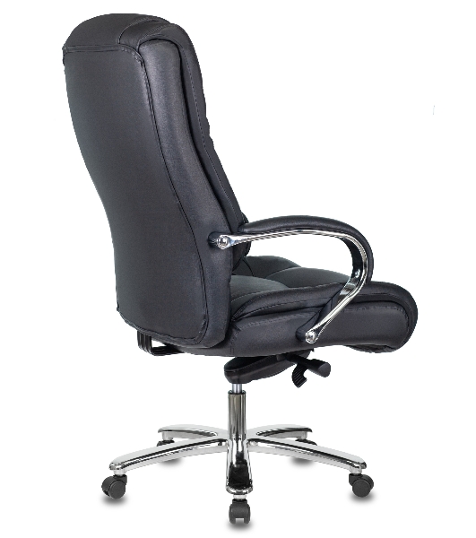 Кресло Бюрократ T-9925SL/BLACK черный, кожа
