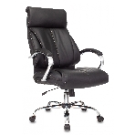 Кресло руководителя Бюрократ T-9904NSL Leather Venge Black черный, искусственная кожа, крестовина металл хром, фото12