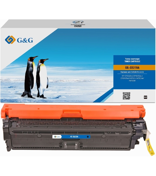 Картридж лазерный G&G GG-CE270A черный (13000 стр.) для HP LJ Ent CP5525