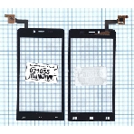 Сенсорное стекло (тачскрин) для Micromax Q370, черное, фото4