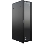 Шкаф серверный NTSS Премиум (NTSS-R42U80100GS-BL) напольный 42U 800x1000мм пер.дв.стекл металл 900кг черный 910мм 160кг 1987мм IP20 сталь, фото4