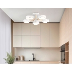 Светильник Ambrella light FL4825/5 WH белый 3000K-6400K 65W D580*160 (ПДУ ИК), фото3