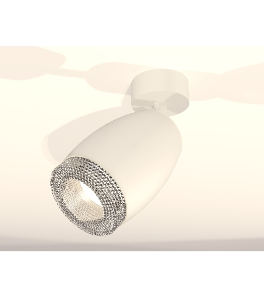 Комплект поворотного светильника Ambrella light XM1122002 SWH/CL белый песок/прозрачный MR16 GU5.3 (A2202, C1122, N7191)
