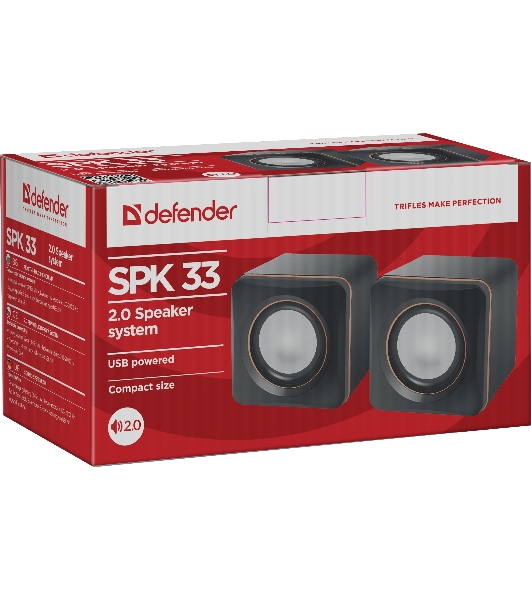 Акустическая система Defender SPK 33 (2.0,5 Вт, питание от USB)