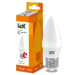 Лампа светодиодная IEK LLE-C35-7-230-30-E27 ECO C35 свеча 7Вт 230В 3000К E27, фото 1