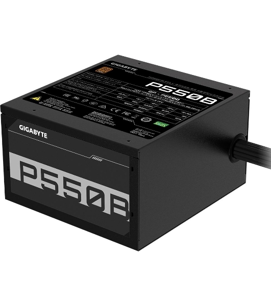 Блок питания Gigabyte GP-P550B, 550Вт, 80 PLUS Bronze, 120мм, черный