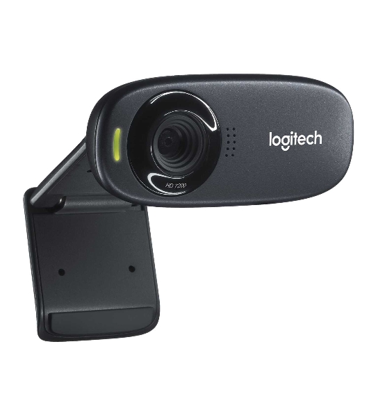 Веб-камера Logitech C310 HD 1280x720, 30 кадр/с, USB Type-A, микрофон (шумоподавление), автоосвещение, универсальное крепление