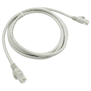 Патч-корд Buro Basic UTP 4 пары cat6 CCA molded 2м серый RJ-45 (m)-RJ-45 (m)