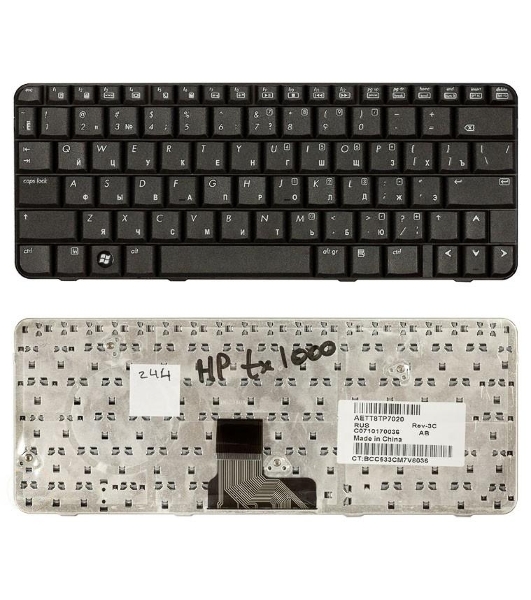 Клавиатура для ноутбука HP PavilionTX1000 TX2000 TX2100 TX2500 черная