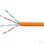Кабель Cablexpert UPC-5051E-LSZH-4-CU/100 indoor, UTP-LSZH 4x2x0.51, медный, кат.5e, однож., 100м, box, оранжевый, фото2