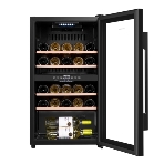Винный шкаф Maunfeld MFWC-85D28 черный, 80 л, 2 отсека, 28 бут., класс G, фото6