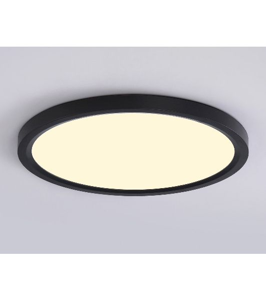 Светильник светодиодный ультратонкий Ambrella light FZ1908 BK черный IP54 35W 3000K-6500K CCT-переключатель D450*25 (Без ПДУ)