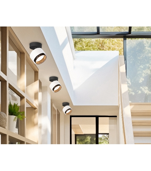 Светильник Ambrella light TN71279 WH/BK белый/черный GX53 max 12W D95*137