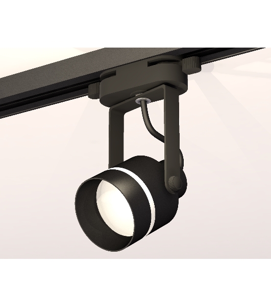 Светильник Ambrella light XT6602081 PBK/SBK/FR черный полированный/черный песок/белый матовый MR16 GU10 (C6602, N6229)