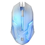 Мышь проводная Defender Cyber MB-560L белый, 1200 dpi, USB, кнопки - 3, фото8
