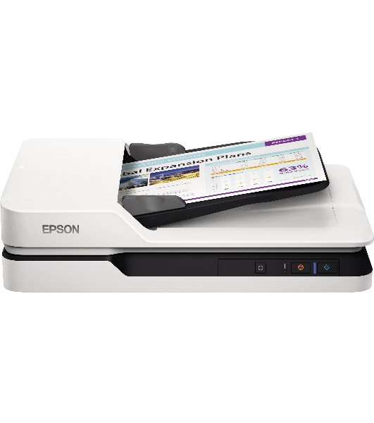 Сканер Epson WorkForce DS-1630 (B11B239401) планшетный, A4, CIS, 600x600 dpi, двусторонный автоподатчик, USB 3.0