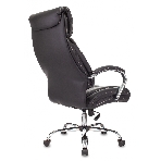 Кресло руководителя Бюрократ T-9904NSL Leather Venge Black черный, искусственная кожа, крестовина металл хром, фото9