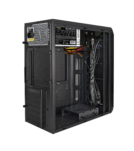 Компьютерный корпус Miditower ExeGate XP-334UC-UNS450 (ATX, БП UNS450 с вент. 12см, 1хUSB/1хUSB 3.0/1хTypeC, аудио, черный)