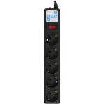 Сетевой фильтр Power Cube SPG5-В1 PC 0,5 м, 5 р, черный 10А, UPS(C14), SPG5-В1, фото8