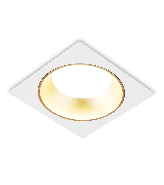 Светильник Ambrella light TN52338 SWH/SGD белый песок/золото песок GX53 max 12W 115*115*25