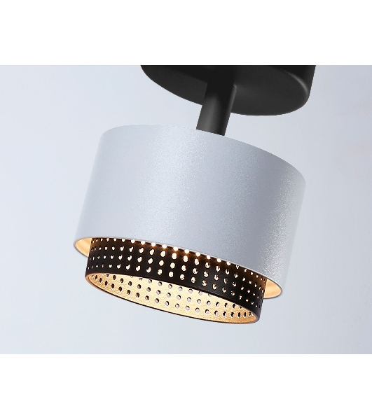 Светильник Ambrella light TN71279 WH/BK белый/черный GX53 max 12W D95*137