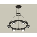 Светильник Ambrella light XR92051201/6 SBK/FR черный песок/белый матовый GX53  (A9205, C9232, N8434), фото4