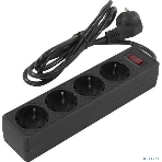 Сетевой фильтр 5bites GARDA SP4B-550 4S / 3x0.75мм2 / 5м / черный, фото 1
