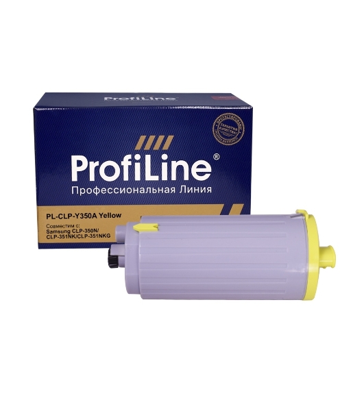 Картридж Тонер-туба ProfiLine PL-CLP-Y350A для принтеров Samsung CLP-350/350N/351NK/351NKG желтый 4000 копий