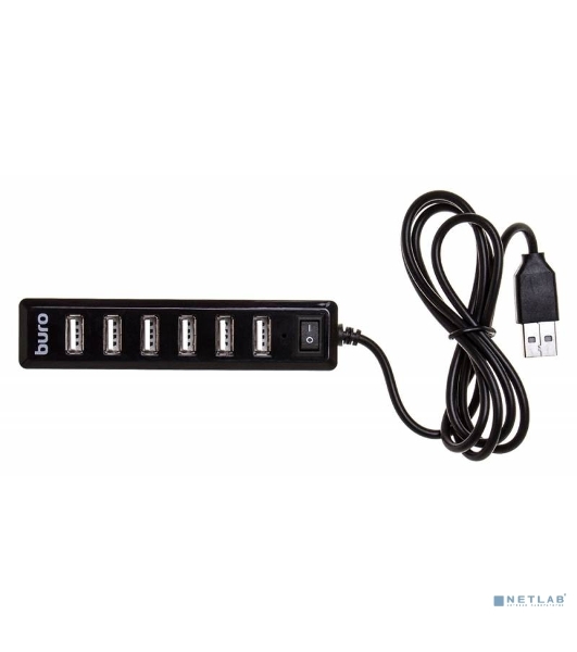 USB-концентратор Buro BU-HUB7-1.0-U2.0, USB 2.0, USB 7 портов, USB