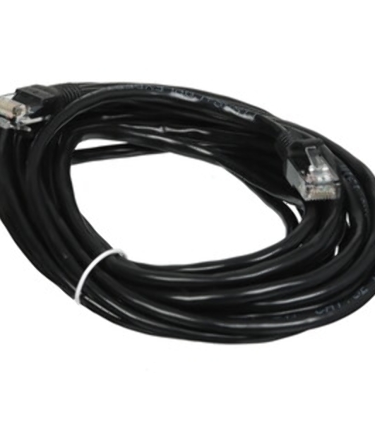 Патч-корд медный UTP Cablexpert PP10-5M/BK cat.5e, 5м, литой, многожильный, черный