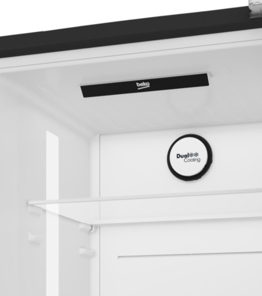 Холодильник Beko B3R0CNK362HG серый, двухкамерный, 220/100л, морозилка снизу No Frost