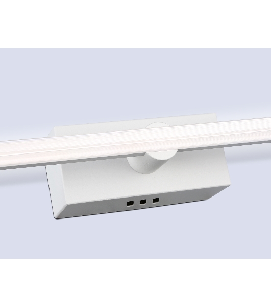 Настенный светодиодный светильник Ambrella light FL6121 WH белый 14W 3000K-6400K 610*45*80