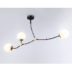 Светитльник Ambrella Light TR2568/3 BK/SB черный/бронза E27/3 max 60W 1130*150*540, фото4