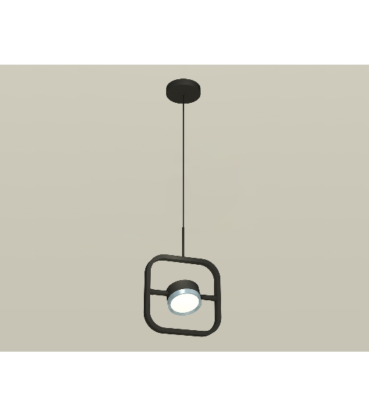 Светильник Ambrella light XB9119102 SBK/PPH черный песок/графит полированный GX53 (C9119, N8133)