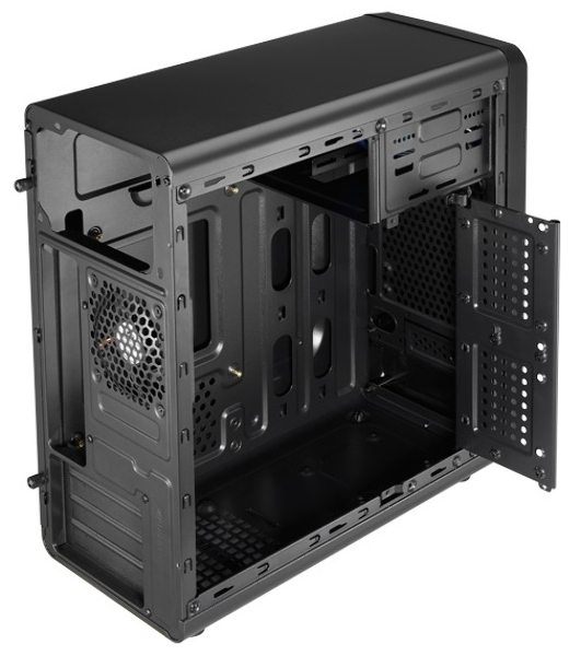 Компьютерный корпус Aerocool/Formula Qs-180 черный без БП mATX 1x80мм 2xUSB 2.0 1xUSB 3.0 audio