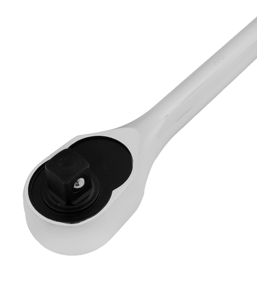Ключ-трещотка Gross 1/2', CrV, 120 зубьев, цельнометаллический, хром