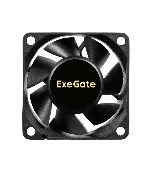 Вентилятор для корпуса ExeGate EX06025B3P-5 черный, 60 мм, 4000 об/мин, 28.9 дБ, 3 pin