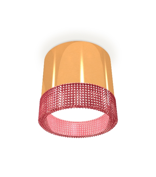 Светильник Ambrella Light XS8121022 PYG/PI золото желтое полированное/розовый GX53 (C8121, N8486)