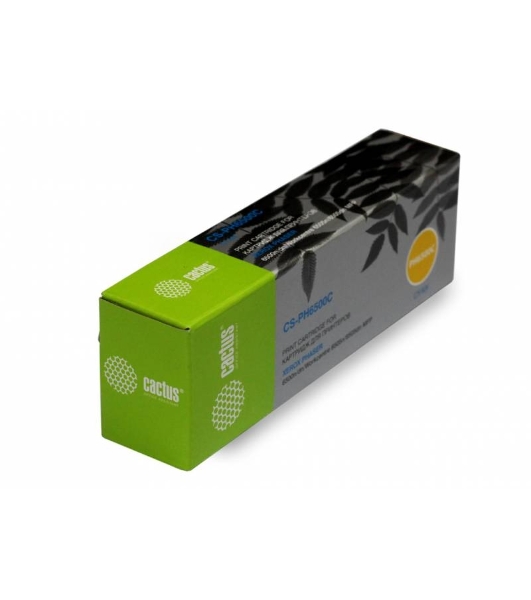 Картридж лазерный Cactus CS-PH6500C (106R01601) голубой (2500 стр.) для Xerox Phaser 6500/WorkCentre 6505
