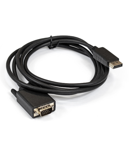 Кабель ExeGate EX284914RUS DisplayPort-VGA ExeGate EX-CC-DPM-VGAM-1.8 (20M/15M, 1,8м, экран)