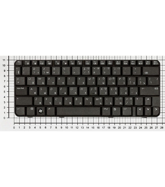 Клавиатура для ноутбука HP PavilionTX1000 TX2000 TX2100 TX2500 черная