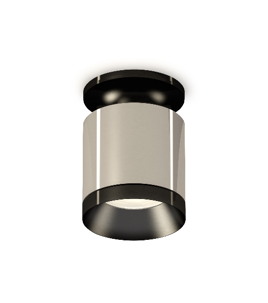 Светильник Ambrella Light XS7405022 PSL/PBK серебро полированное/черный полированный MR16 GU5.3 (N7926, C7405, N7031)