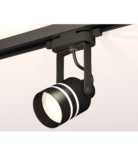 Светильник Ambrella light XT6602082 PBK/SBK/FR черный полированный/черный песок/белый матовый MR16 GU10 (C6602, N6236)