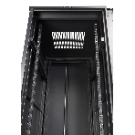 Шкаф 19' Business, 32U 600x800, черный, передняя дверь стекло, задняя дверь распашная металл, фото8
