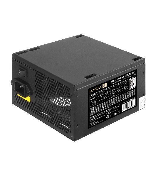 Блок питания ExeGate 1000PPH-LT-OEM (EX292146RUS-OEM-S), 1000Вт, 80 PLUS, 120мм, черный